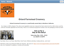 Tablet Screenshot of orlandfarmstead.com